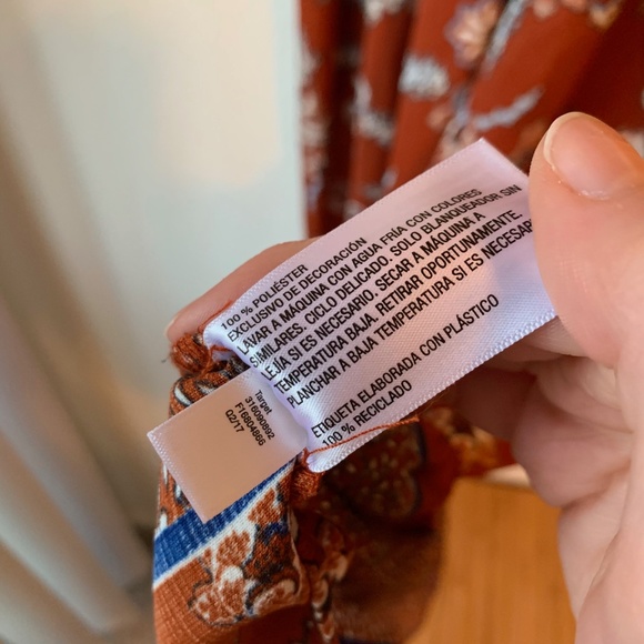 Knox Rose Boho Peasant Maxi Dress | Sz S - Picture 8 of 8